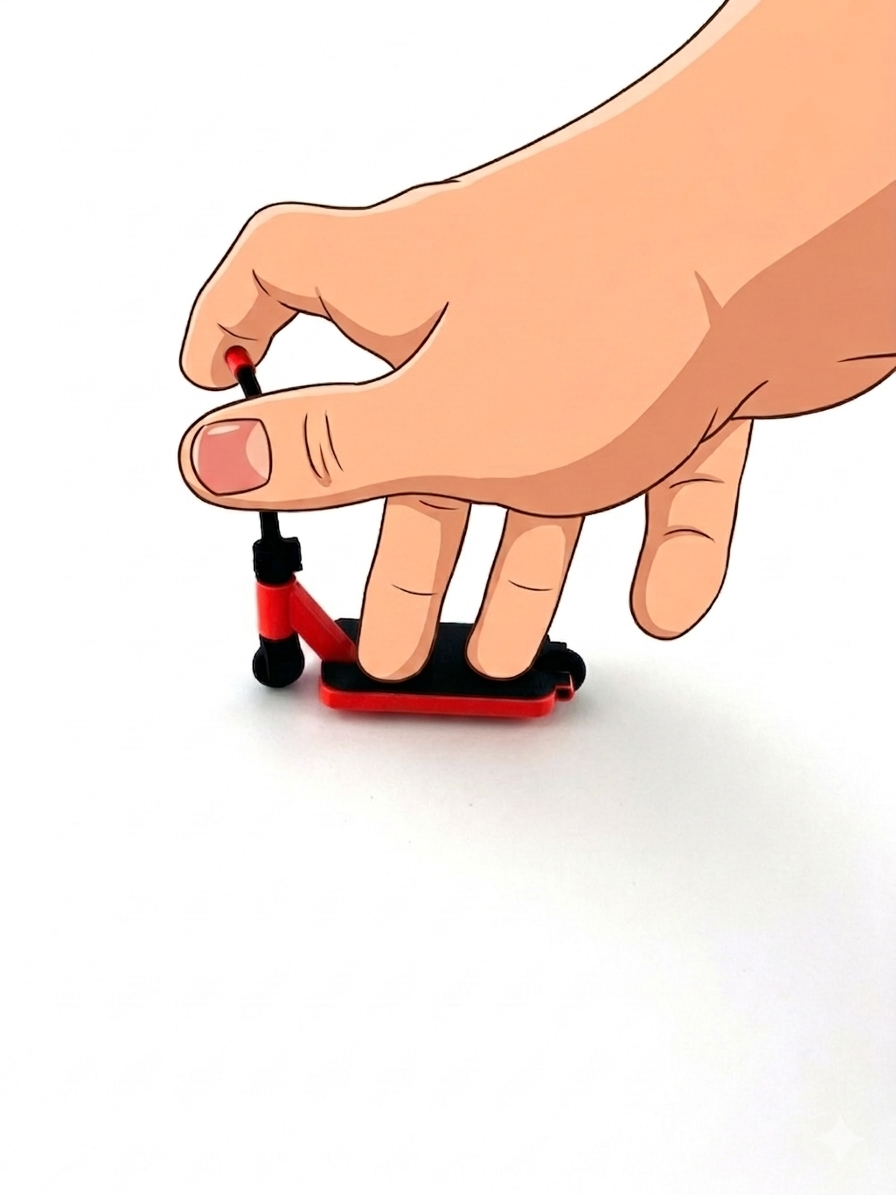 Finger Scoot Czerwony